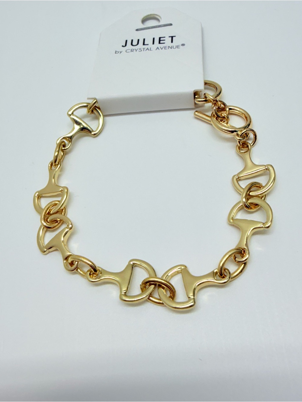 Gold horse bit bracelet chain link design #hippie #western#BCW0104